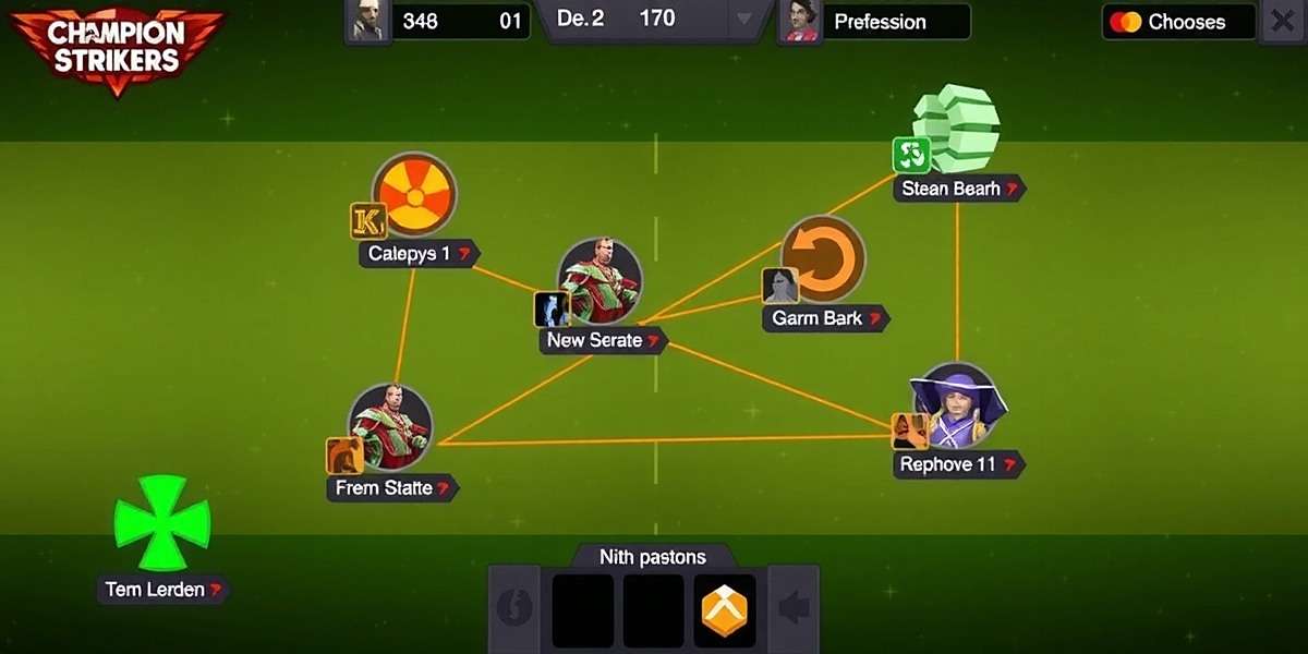 Champion Strikers Advanced Strategy Guide Champion Strikers gameplay strategy diagram showing team positions and movement patterns